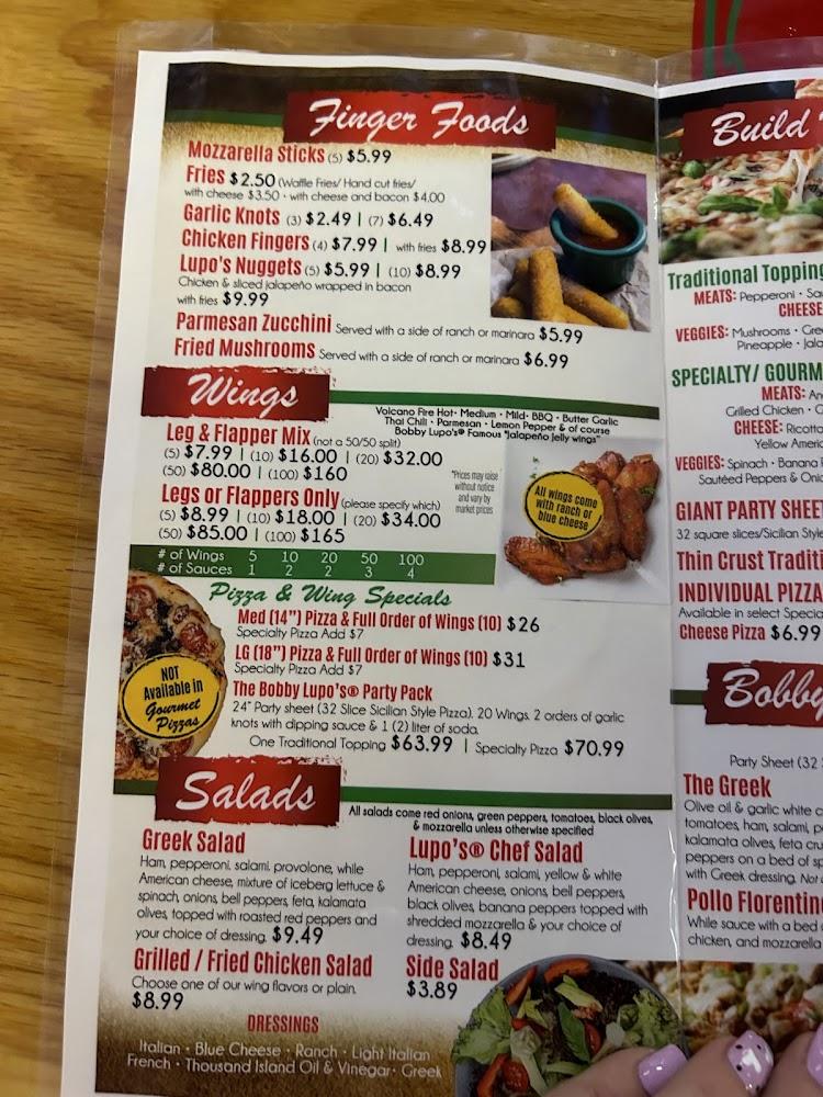Bobby Lupos Express Calzone